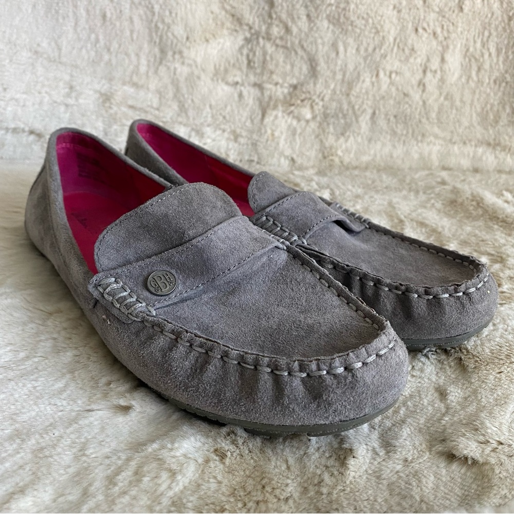 G. H. Bass Suede Moccasin Style Slip On Loafers Flats